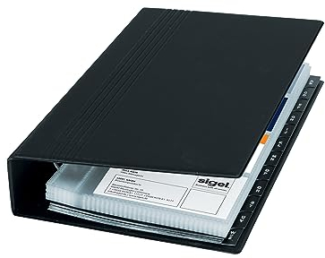 SIGEL VZ300 Visitenkarten-Ringbuch Visitenkarten-Mappe