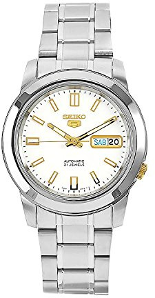 Seiko Men's Analogue Classic Automatic Watch with Stainless Steel Strap SNKK07K1