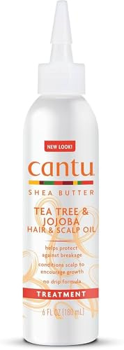Cantu Shea Butter Tea Tree & Jojoba Hair & Scalp Oil, 6 oz by Cantu