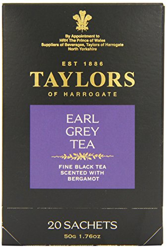 Taylors of Harrogate Earl Grey Tea, 20 Tea Bags (Pack of 6, Total 120 Teabags)