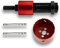 Lochmichel - Aufnahme für Lochsägen | Set inkl. 68mm Lochsäge und Zentrierbohrer | Einfaches Entfernen des Bohrkerns | Ideal für Hohlwanddosen