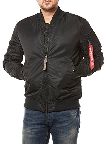 ALPHA INDUSTRIES herr Autentisk användning anpassad Jacka