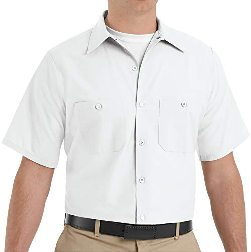 Red Kap Short Sleeve Industrial Work Shirt Camisa Hombre (Pack de 1)