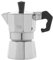 Home Caldo Caffè, Caffettiera Moka per Espresso, 1 tazza, Alluminio, Grigio