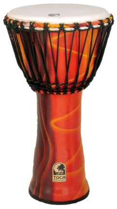 TOCA TO803193 Djembe Freestyle 10'' Fiesta Red SFDJ-10F