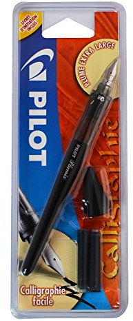 Pilot Plumix Stylo-Plume. Plume Extra Large + Cartouche encre noire,1.00mm