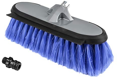 APA 14070 Auto-Waschbürste, 25x9 cm, für Pkw, LKW, Bus, mit Softrand, integrierter Wasserabstreifer