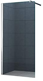 10mm Duschabtrennung Düsseldorf 99 x 200 cm (SONDERMASS) speziell für Duschtassenaufbau/Walk-In Duschtrennwand Duschwand Dusche