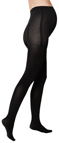 KUNERT Damen Strumpfhosen Mommy 80 Schwangerschaft 80 DEN Black 0500 40-42