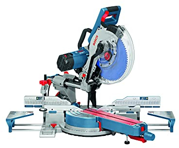 Bosch Professional Kappsäge Gehrungssäge GCM 12 SDE (Schnittkapazität 0°: 85 x 370mm, inkl. Sägeblattdurchmesser: 305mm, 1.800 Watt, inkl. 1x Kreissägeblatt)