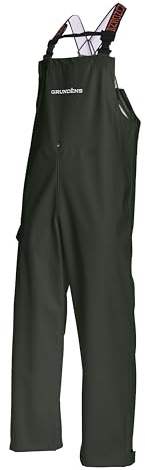 Grundéns Men's Neptune Bib - Fishing Pants, Green, Large