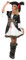 Fun Shack Piratenkostüm für Damen, Perfekt für Fasching und Karneval, Piratin Verkleidung Frauen, L
