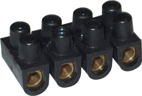 Electraline 80586 Barrette de 12 connexions 4 mm² Noir