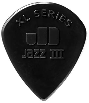 Dunlop 47pxls Nylon Jazz III Xl, Black Stiffo, confezione da 6