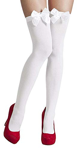Boland - Strümpfe mit Schleife, Overknees, dehnbare Socken, Accessoire, Karneval, Kostüm, Mottoparty