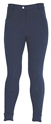 HyPerformance Children's Melton Jodhpurs 24 inch navy