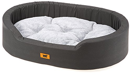 Ferplast Hundebett Hundekissen Hundekorb Hundesofa für mittelgroße Hunde, 80 x 55 x 18 cm Waschbar