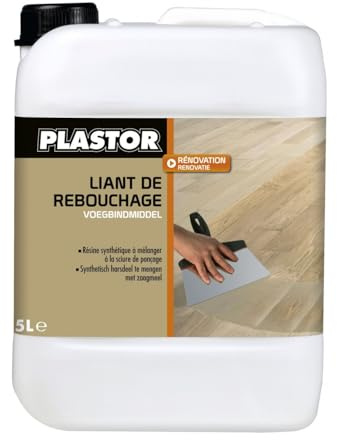 PLASTOR - Plastor Liant de Rebouchage - Conditionnement 5L