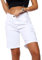Womens Cotton Combat Canvas Chino Shorts White 16