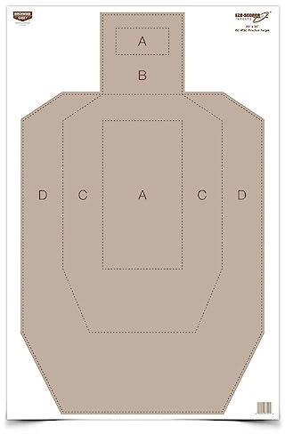 Birchwood Casey Eze-Scorer IPSC Practice Target (Per 100), 23 x 35-Inch
