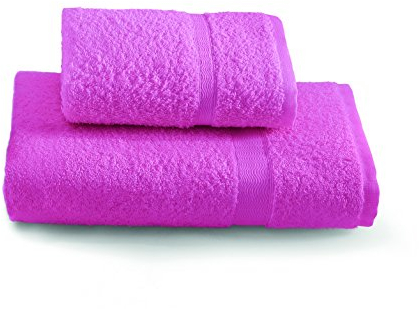 Gabel Tintunita & Co Set Asciugamani, 100% Cotone, Fucsia, 100 x 60 cm