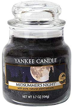 Yankee Candle Duftkerze im Glas (Kleine Kerze im Glas) | Midsummer's Night | Brenndauer bis zu 30 Stunden