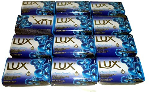Lux Blue Aqua Sparkle Saponette 80 g x 12