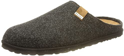 Fischer Herren Helge Hausschuh, Anthrazit, 42 EU