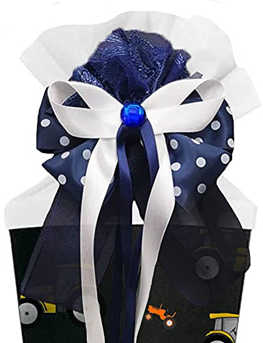 ENSTAB Nœud pour cornet d'écolier - Bleu - Décoration pour garçon