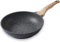 Motase Bratpfanne 24 cm | Induktion Pfanne | Schweizer Titan Antihaft Beschichtete | 100% PFOA-frei Kochgeschirr für Gasherd Induktion