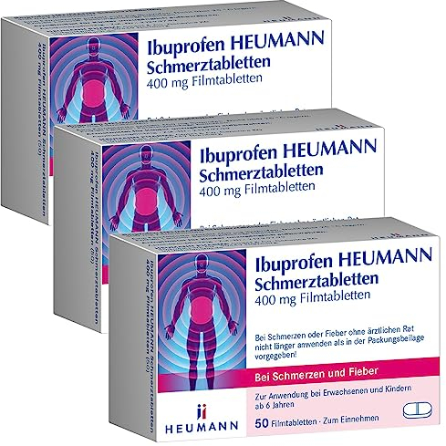 Ibuprofen Heumann 400mg inclusive einer Handcreme von vitenda - bei Schmerzen (150)