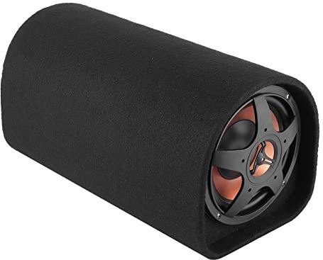 SatcOp Subwoofer para Automóvil de 12 V, Parlantes de Graves con 35 Núcleos, Acero Magnético Y25 y un Diseño de Graves único en Forma de Barril Redondo para Graves Más Profundos y Ricos