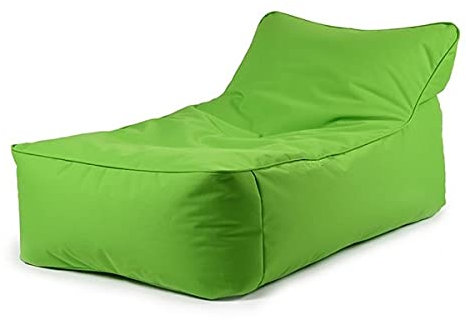 Funda de sofá plegable para adultos, color liso, para exteriores, color verde, sillón reclinable para relajación en el jardín