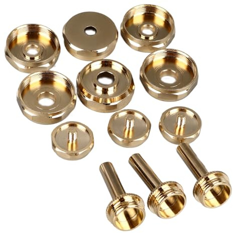 12-PCS Professionella Trompettillbehör Metallskydd Knappar och Anslutningsstänger Bytesdelar för Förbättrad Prestanda