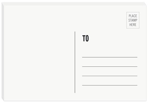 MOKTREGD Blank 4x6 Postcards for Mailing, Heavy Cardstock, White Cardstock Paper, Matte Finish, Ideal for Marketing, Invitations & DIY