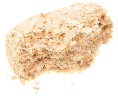 VALICLUD Litière pour Hamster et Petits Animaux en Copeaux de Bois Naturel 500G Absorbante et Anti-Odeurs Tapis de Litière sans Poussière pour Lapins Cobayes et Furets