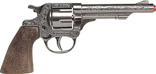 Gonher Diecast Metal 8 Ring Shot Cowboy Gun Boxed