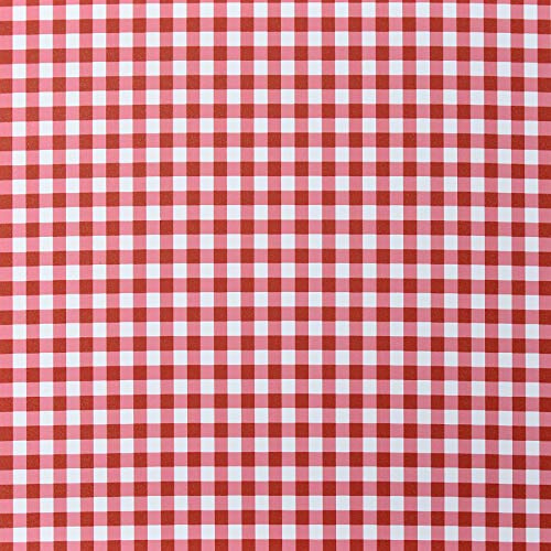 Fablon FAB12822 45 cm x 2 m Gingham Roll, Red