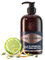 King C. Gillette Gel 3 en 1 para Barba, Rostro y Pelo Hombre con Agua de Coco, Aceite de Argán y Aceite de Aguacate, Limpia e Hidrata, Aroma Refrescante, Cuidado de La Barba, 350 ml