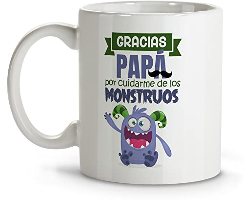 Kopp Far. Muggar med Meddelanden. Original frukost muggar Ceramica 330 ml. Gåvor med fraser