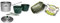Stanley Adventure Stainless Steel Camping Cooking Set for Two 1.0L / 1.1 QT with Bowls and Sporks & Smidge Midge and Mosquito-Proof Super Lightweight Head Net - Green, One Size