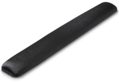 Hama Handballenauflage für Tastatur (ergonomische Tastatur Handauflage, rutschfeste Tastatur Pad Handgelenkauflage, Memory-Schaum Wrist Rest Armauflage Schreibtisch, PC Computer, Büro, Gaming) schwarz
