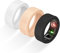 VIKIZUES Ringschutz Kompatibel mit Oura Ring, Silikon-Kratz-elastische Schutzhülle für Oura Ring Gen 3 Workout (Schwarz+Klar+Orange, S (6/7/8/9/10))