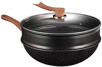 Non Stick Woks Saute Pots Stir-Fry Searing Omelette Steak Fish Pots
