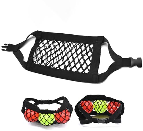 Cintura Tascabile Per Paddleball - Sacco A Rete Flessibile, Diverse Rotonde, Per Organizer Per Il Trasporto Mobile, Contenitore Per Anca Da Gioco Leggerissimo | Accessorio Per Esercizi