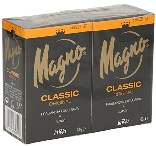 Magno - Jabón de manos - 2 pastillas de 125gr – Fragancia exclusiva y permanente – Suave y cremoso – Cuida tu piel