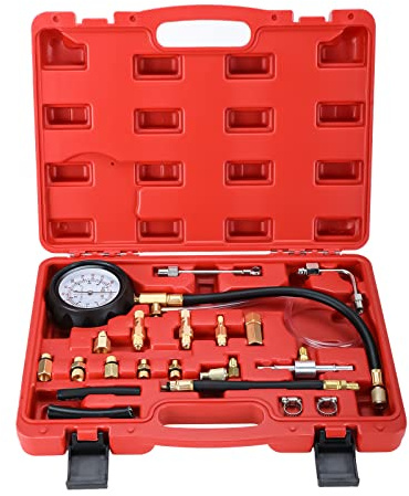 FreeTec 0-140 PSI bränsleinsprutningspump, trycktestare, mätarsats, bilverktyg