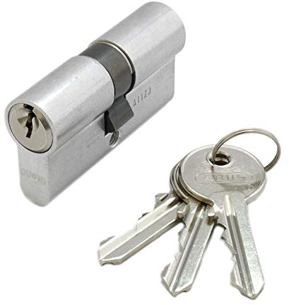 ABUS TITALIUM Halbzylinder 10/35 inkl. 3 Schlüssel - einfacher Türzylinder - verschiedenschließend