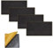 ACIT Hoja de neopreno adhesiva aislante, paquete de 4 hojas, junta adhesiva, goma adhesiva, paneles de espuma de poliuretano, caucho negro EPDM expandido 40x40 cm (espesor 3MM, 18 x 10 CM)