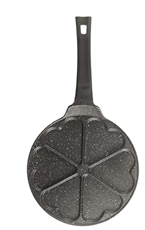 IBILI - Sartén para crepes de 6 corazones
